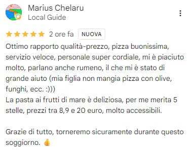 Recensione Google di Marius Chelaru, 5 stelle