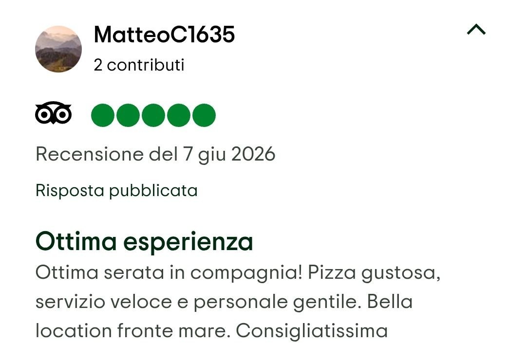 Recensione TripAdvisor di MatteoC1635, 5 stelle